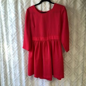 4/$25  | PINK H&M 3/4 SLEEVE COCKTAIL DRESS